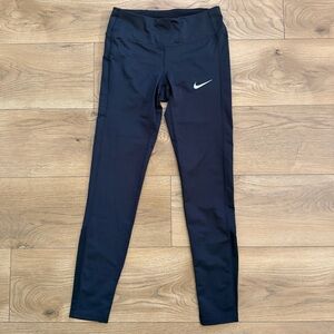Nike Dri-FIT Fast Running‎ Leggings XS CD8212-010 Pockets Mesh